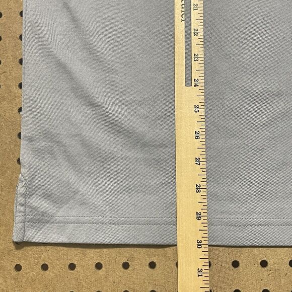 NWT Travis Mathew First Timer Golf Performance Polo Shirt Peru White Gray L Men - Picture 10 of 10